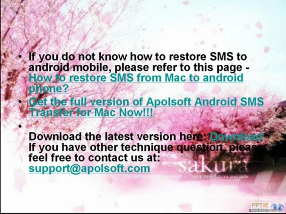 How to backup SMS for Android with sms backup app