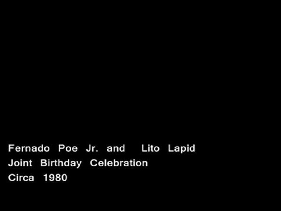 FPJ Lito Lapid Joint Celebration 1980