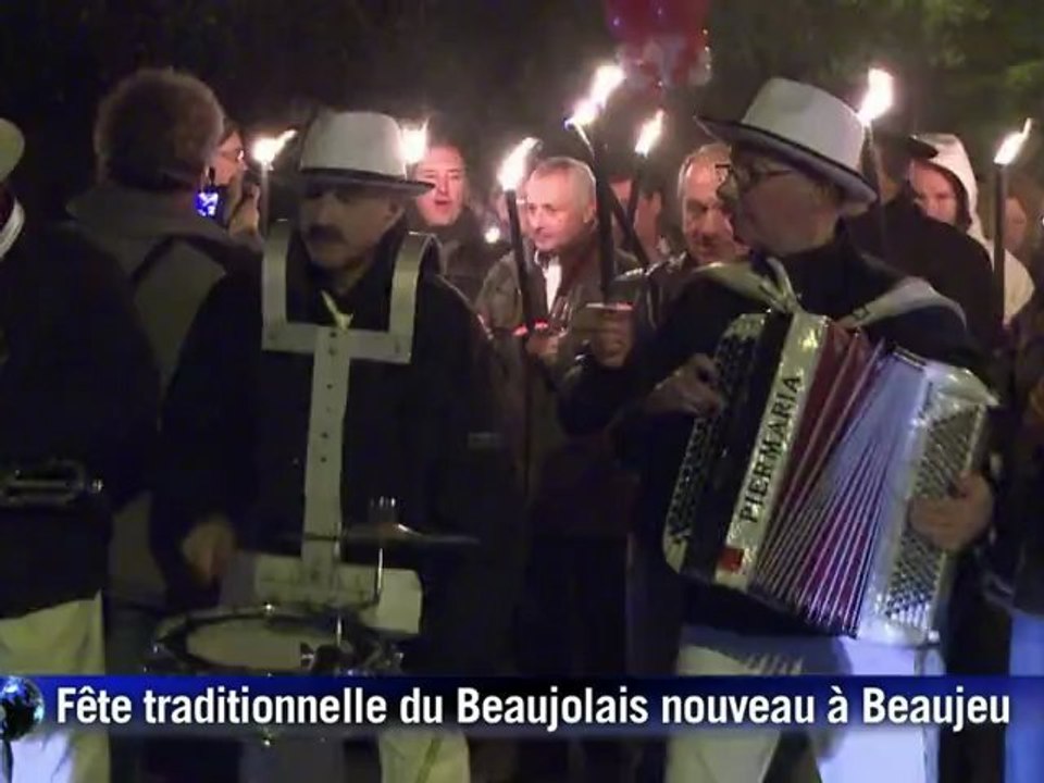 Dégustation de la cuvée 2012 du Beaujolais Nouveau à Beaujeu