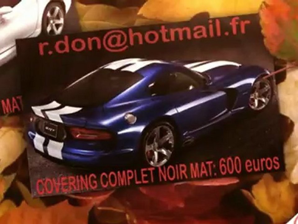 Chrysler Viper, Chrysler Chrysler Viper, Essai video Chrysler Viper, covering Chrysler Viper , Chrysler Viper noir mat