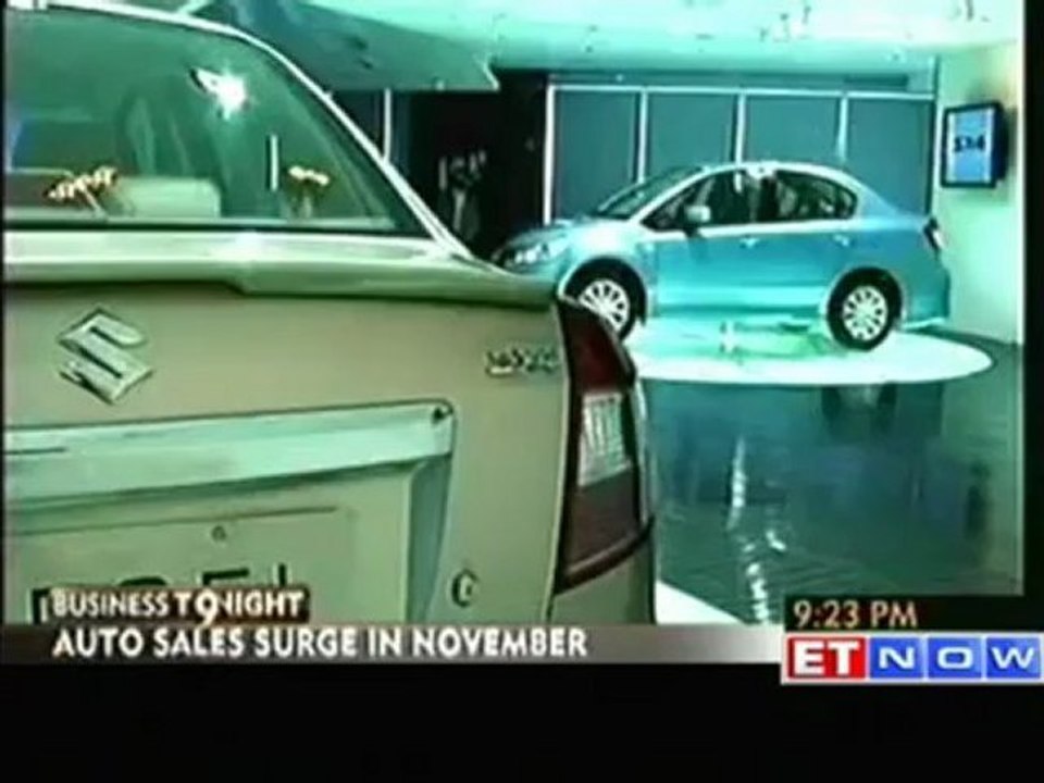 Auto sales surge in November on festive demand