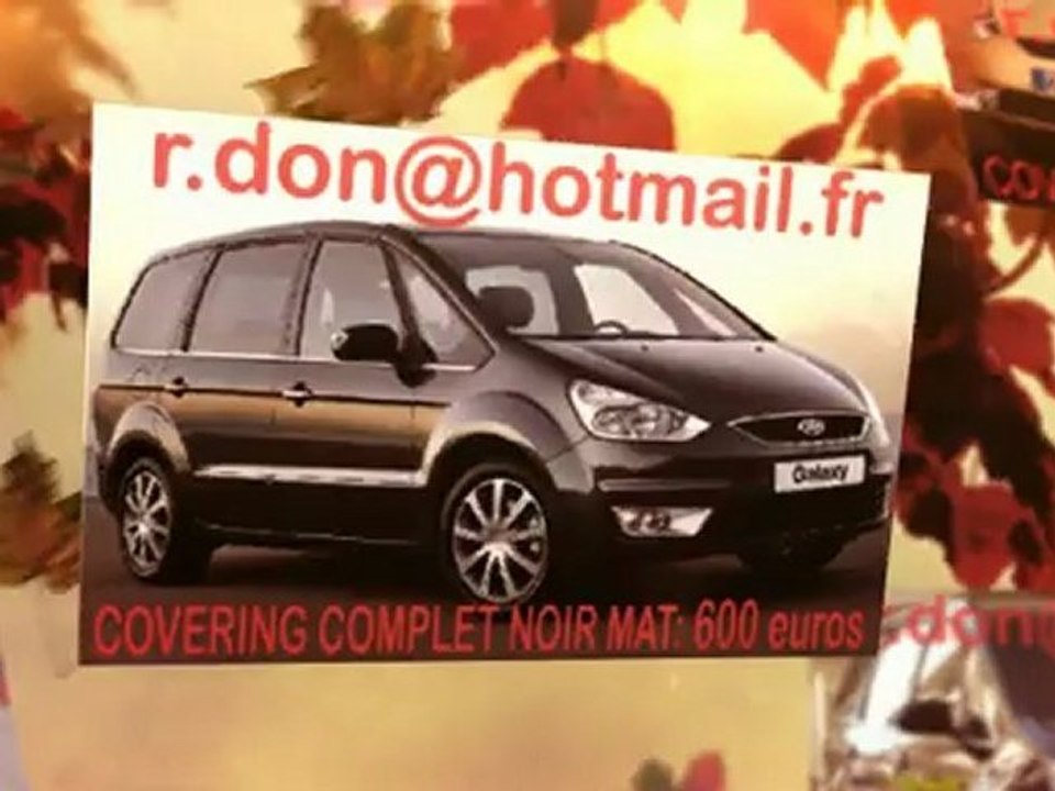Ford Galaxy, Ford Galaxy, essai video Ford Galaxy, Ford Galaxy covering, Ford Galaxy peinture noir mat