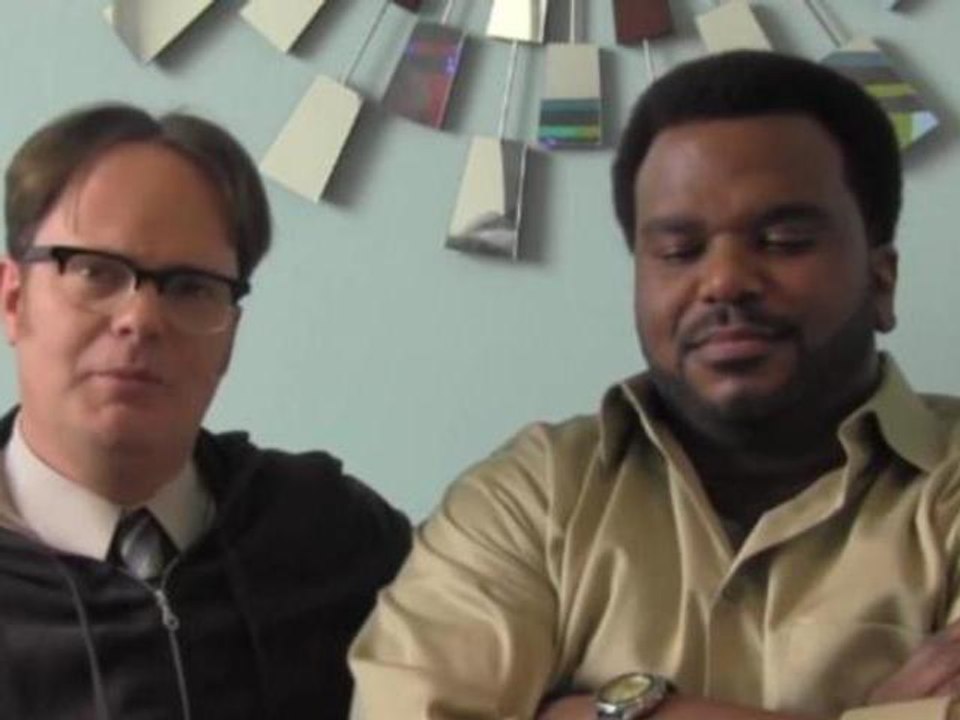 Rainn Wilson of The Office Parodies Angus T. Jones