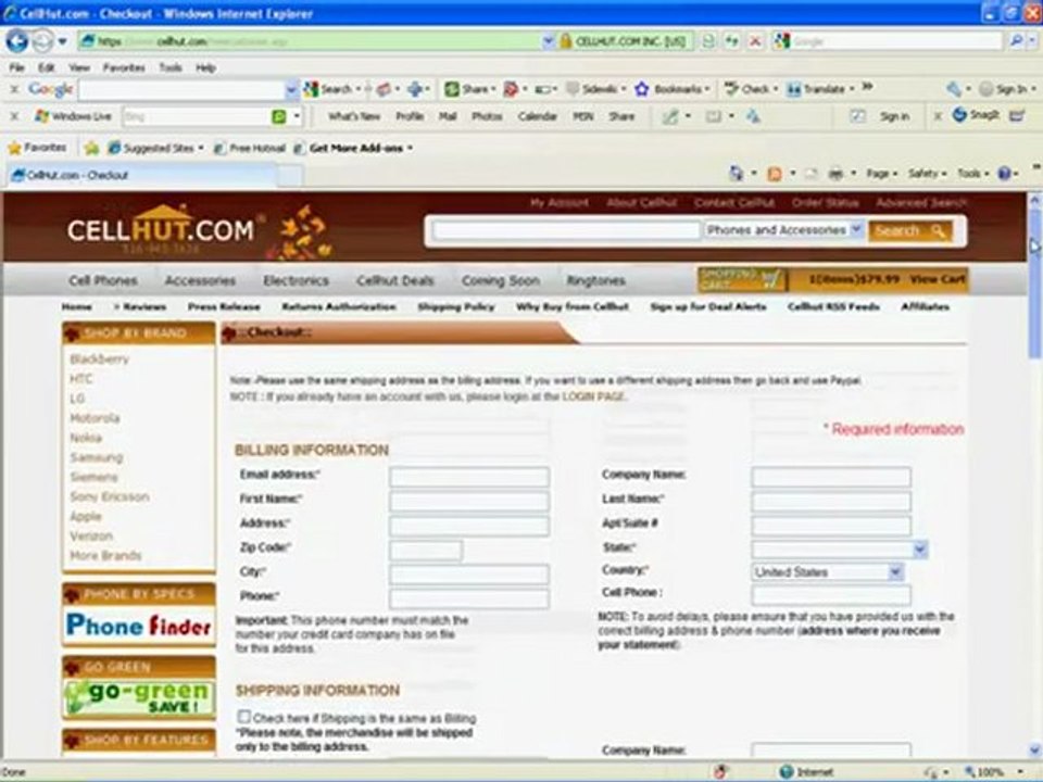 How To Use Cellhut.com Coupon Code -Discounts and FREE SHIPPING video