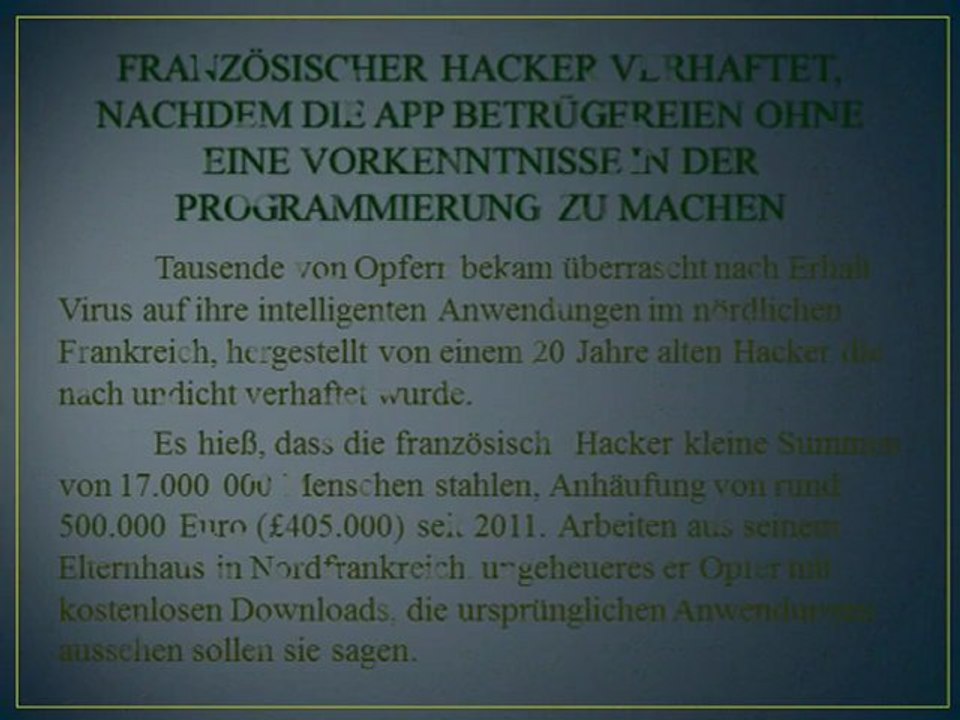 Französischer hacker verhaftet, nachdem die app betrügereien ohne eine vorkenntnisse in der programmierung zu machen