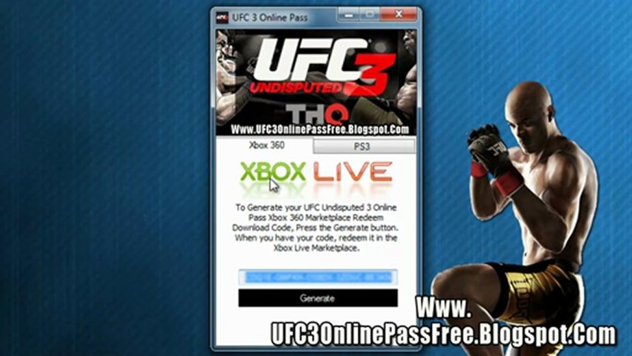 How to Download  UFC Undisputed 3 Online Pass Code Free