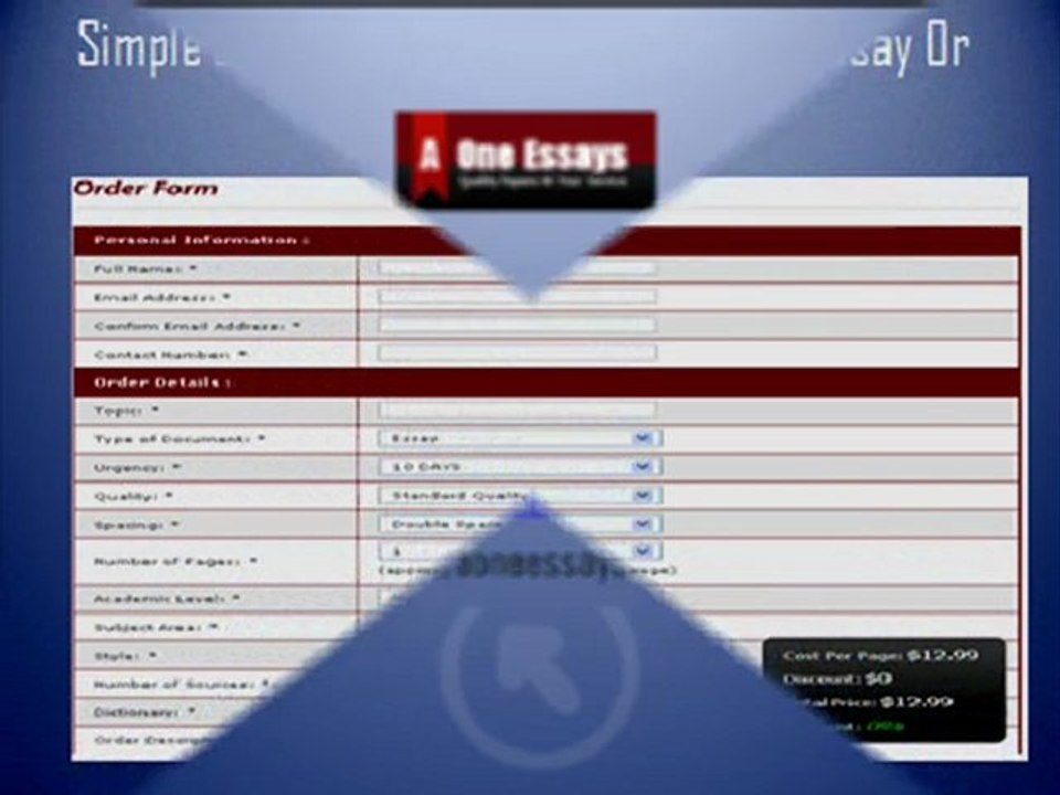 Working Process [http://www.aoneessays.com]