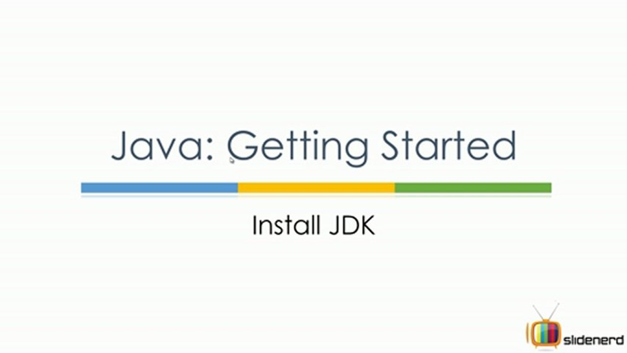 Java Getting Started Install JDK [HD 1080p]
