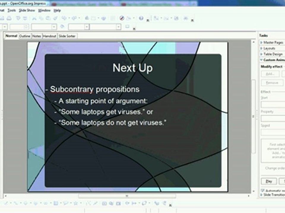 Logic & Reasoning Propositions Subalterns