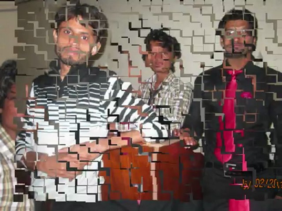 Imran Dogar with University fellows ......party in UE okara campus 15-2-2013