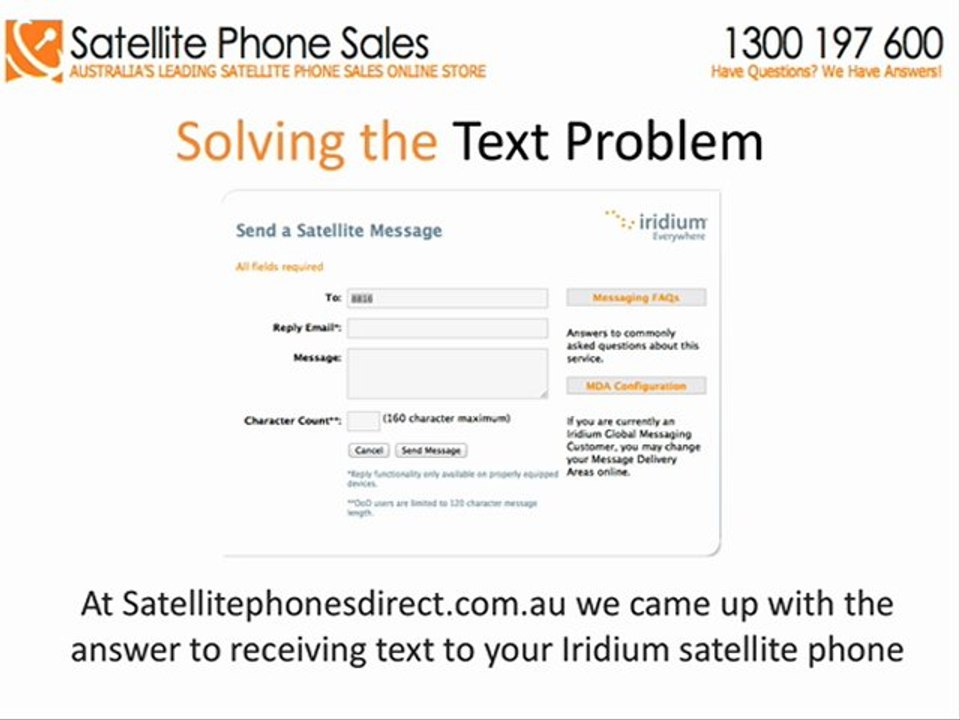 Iridium 9575 And Sms Texts Explained