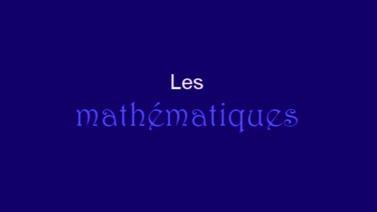 L'esprit des mathématiques