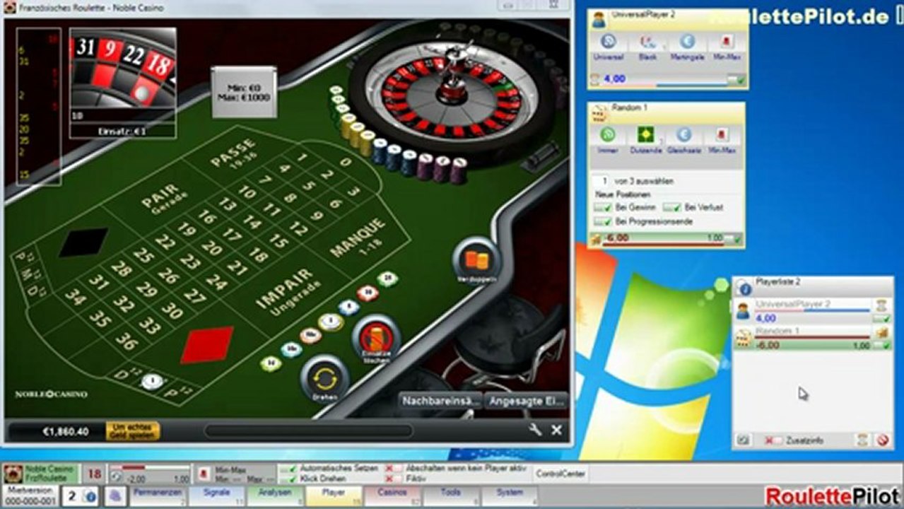 RoulettePilot - Eine kleine Einführung