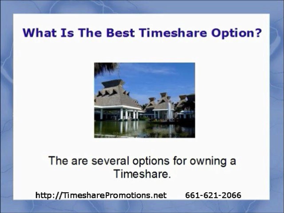 What Is The Best Timeshare Option for Me and My Family?