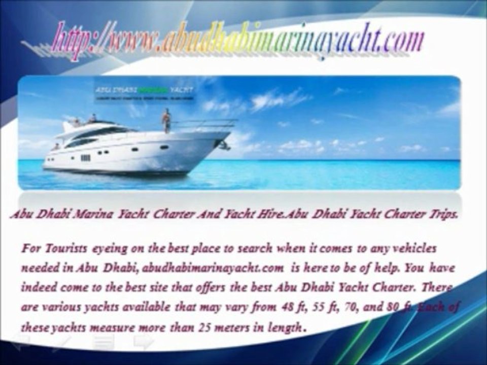 Abu Dhabi Yacht
