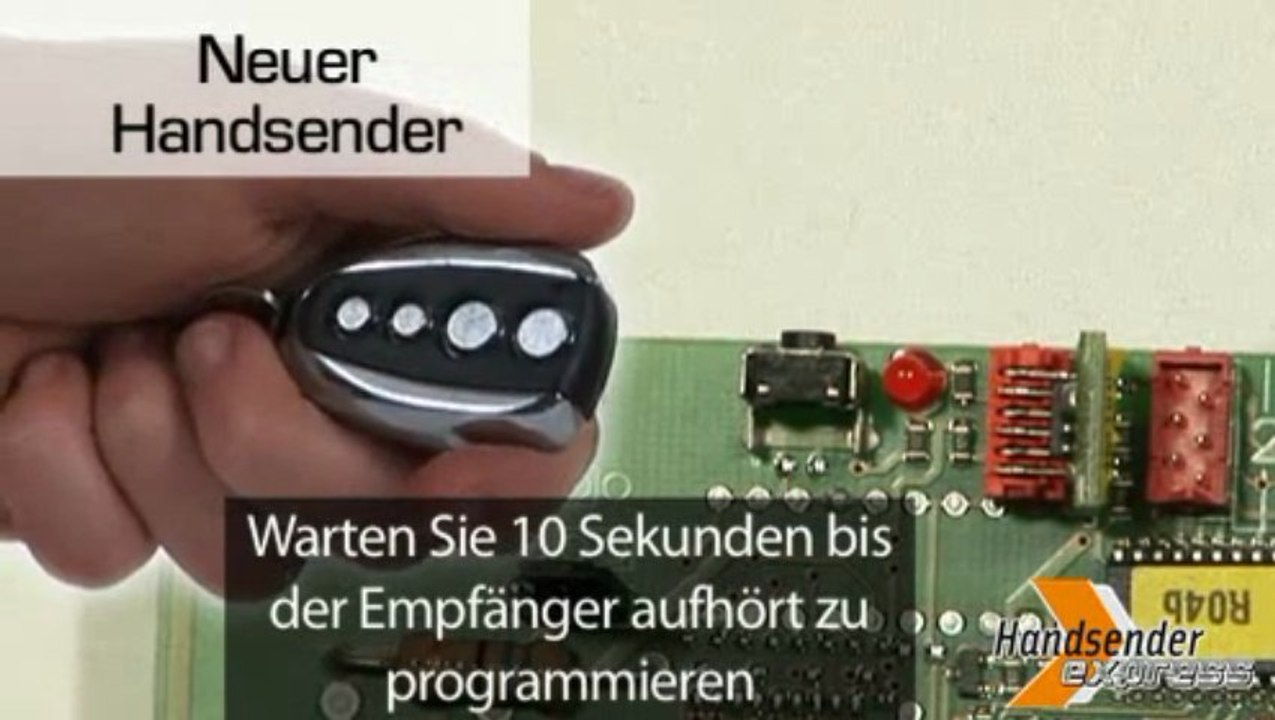 Programmierung des Prastel TC4E Handsenders