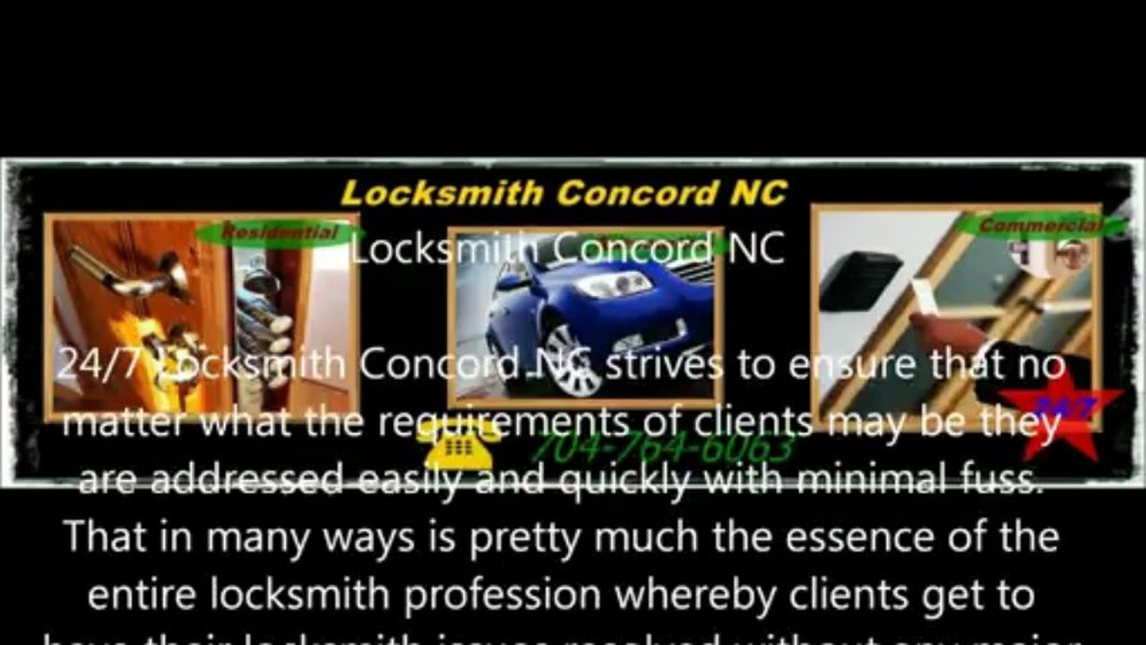 Locksmith Concord NC | Concord NC Locksmith