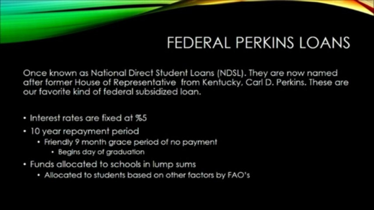 Types of Financial Aid (pt. 2/2)