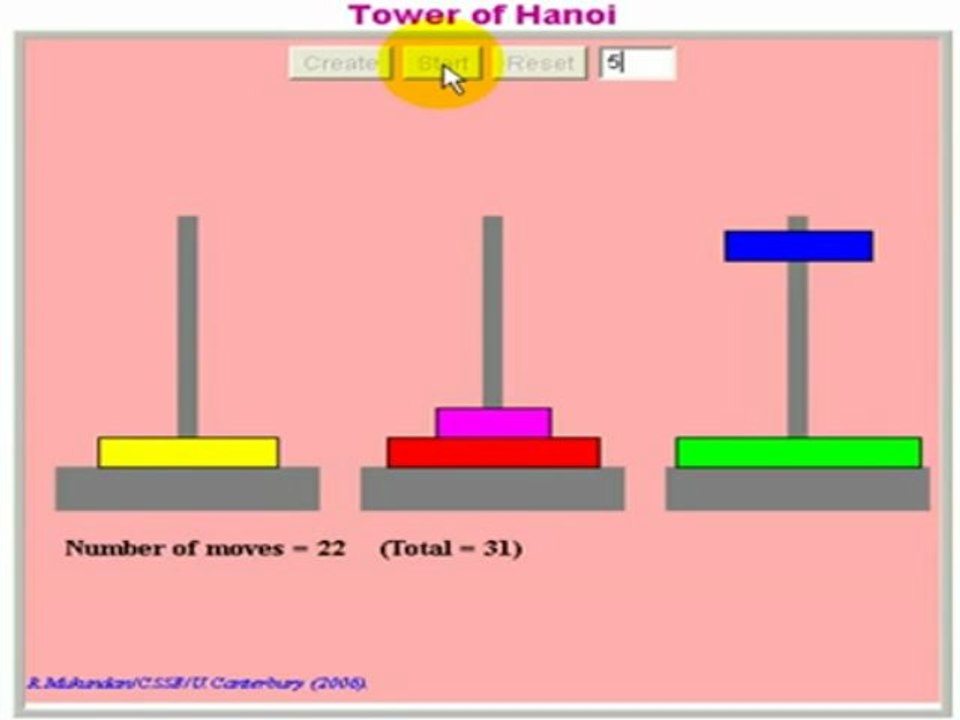 Algoritmo Torre de Hanoi 5