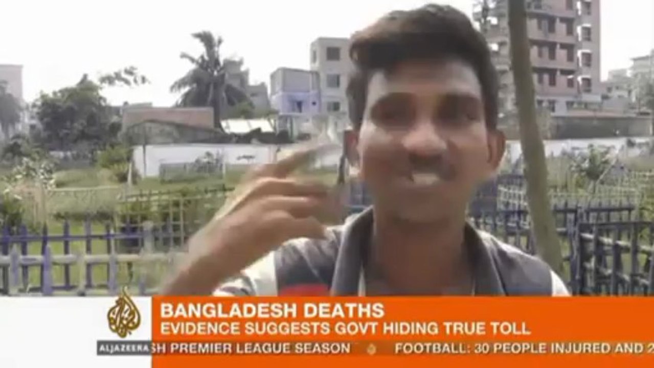Video suggests Bangladesh hiding death toll