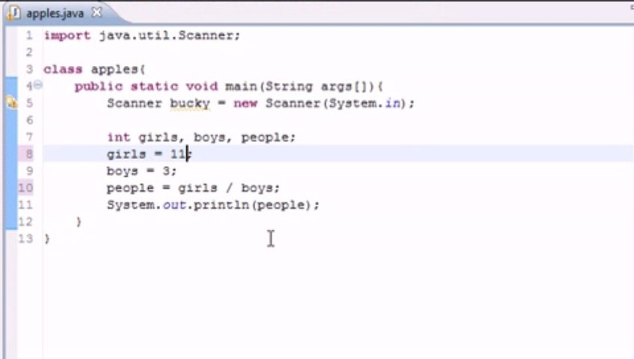 Java Programming Tutorial - 8 - Math Operators