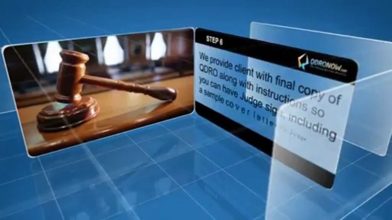 Watch the QDRO Process Step by Step