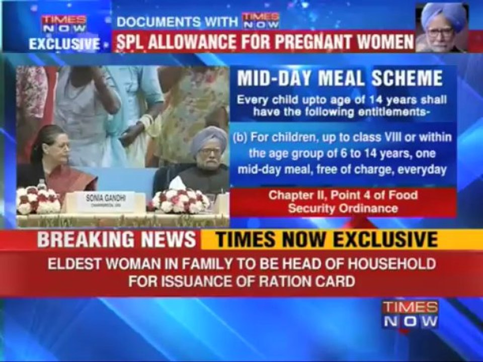 Excl: The Food ordinance papers