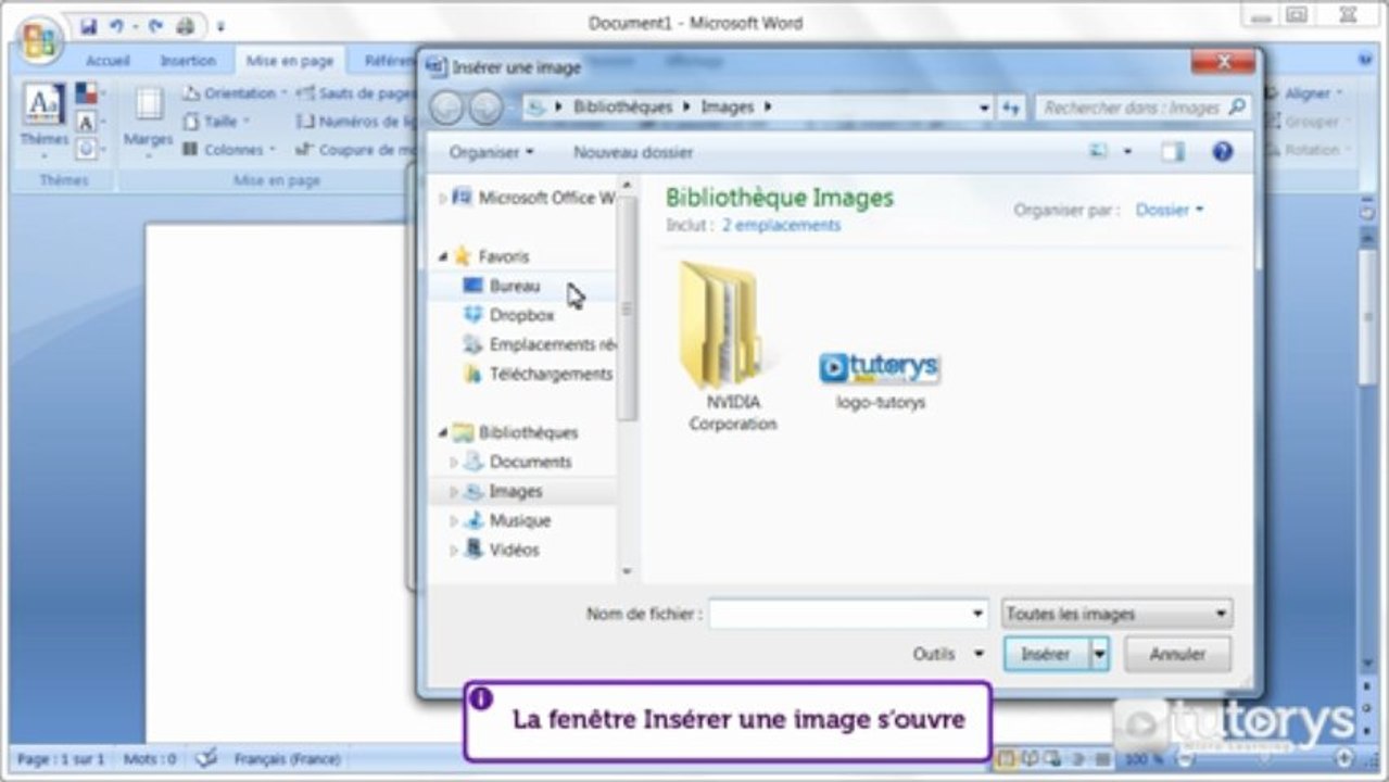 Comment insérer un filigrane avec Word 2007 ?
