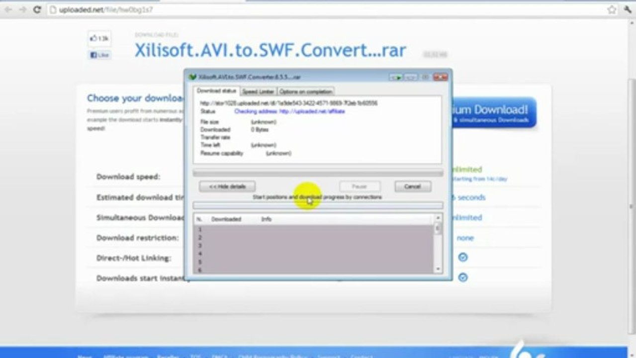 how To download file from uploaded net