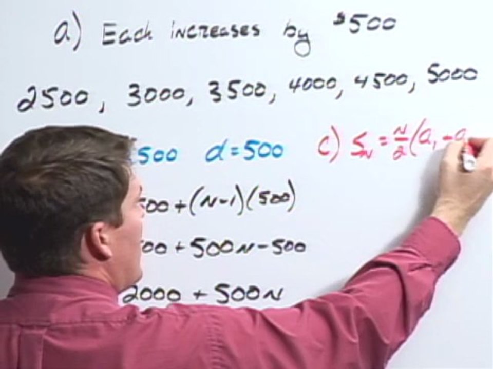 Guide to Solving Sequence and Series Word Problems