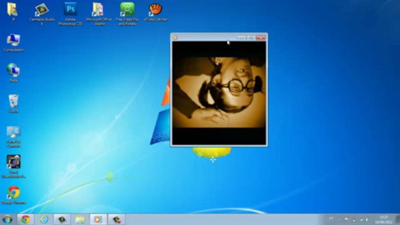 Desvirando Video de Ponta cabeca