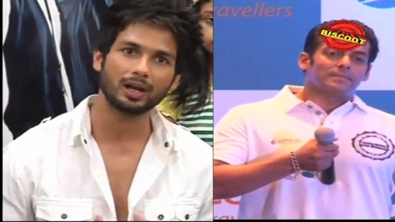 Shahid inspired by Salman