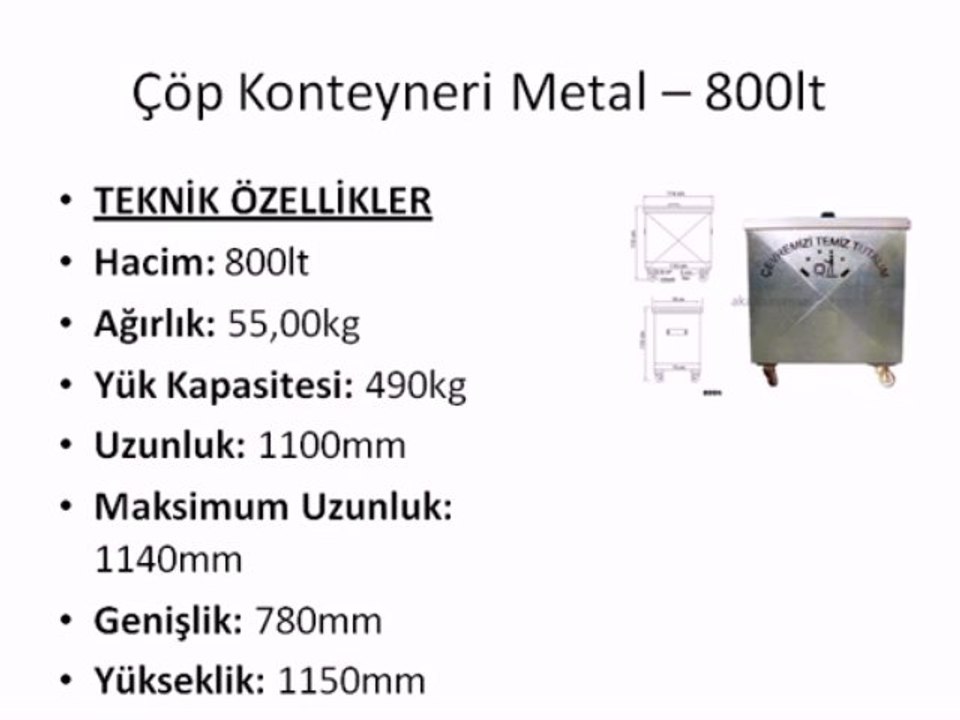 çöp konteynerleri - çöp konteyner