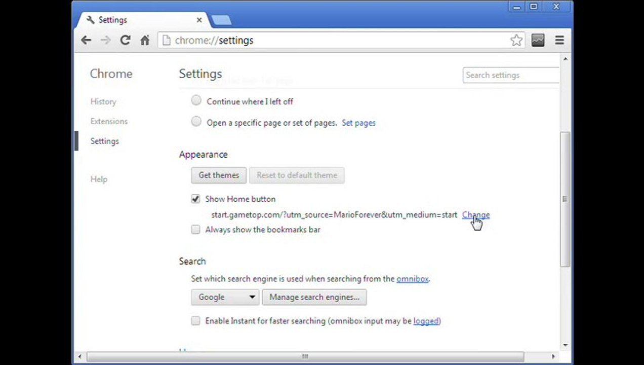 How to Make Google your Homepage in Chrome etc