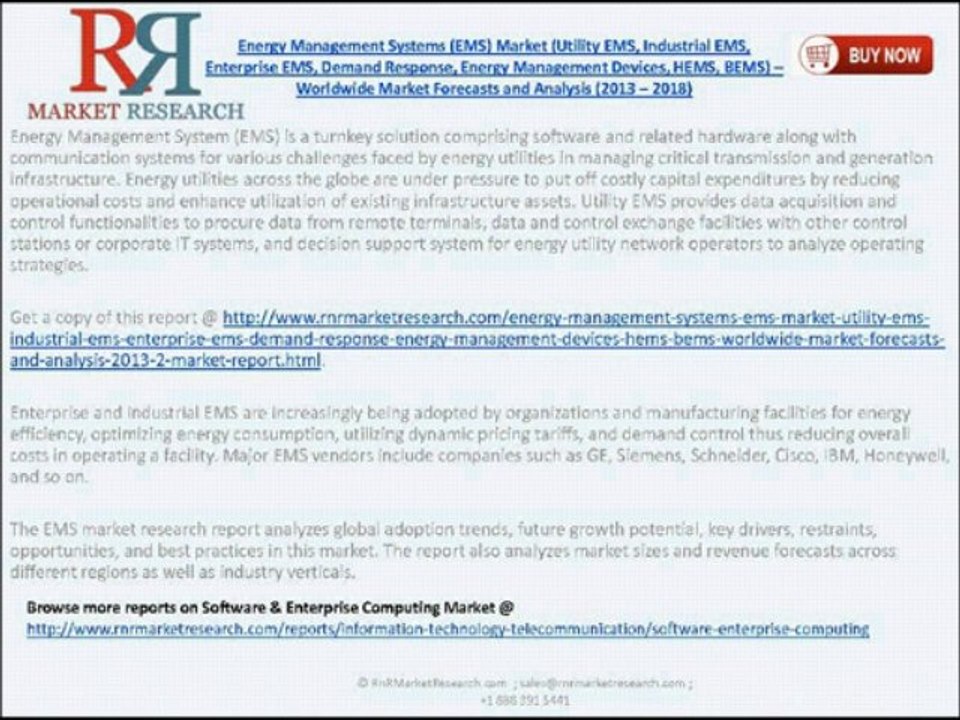 Energy Management Systems Market 2018