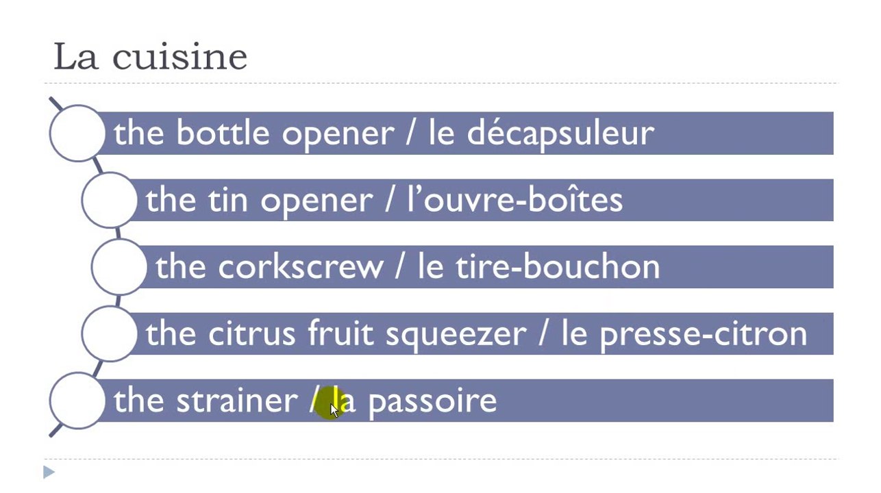 French step by step # Lesson 85