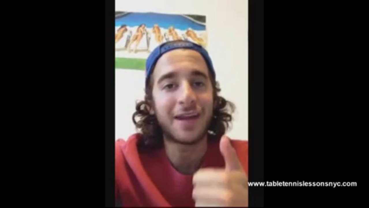 Table Tennis Lessons NYC Student, Table Tennis Coaching