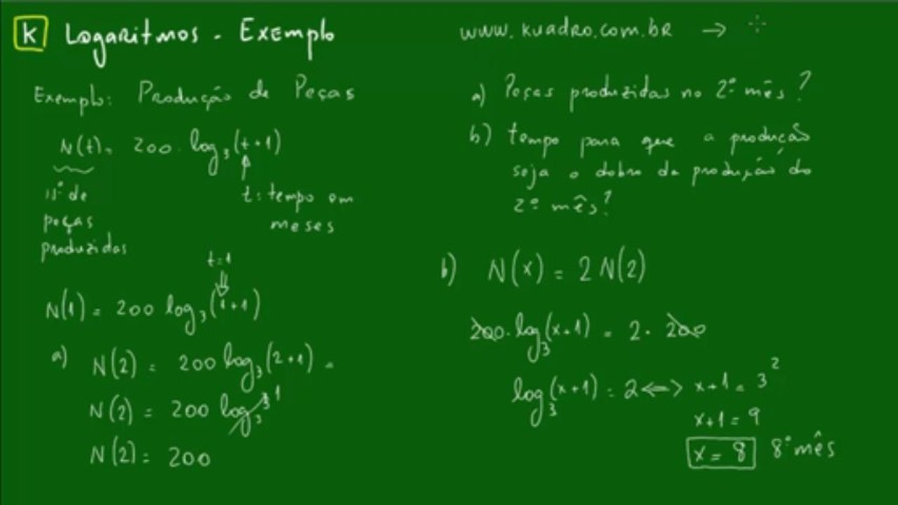 05 - Logaritmos - Exemplo