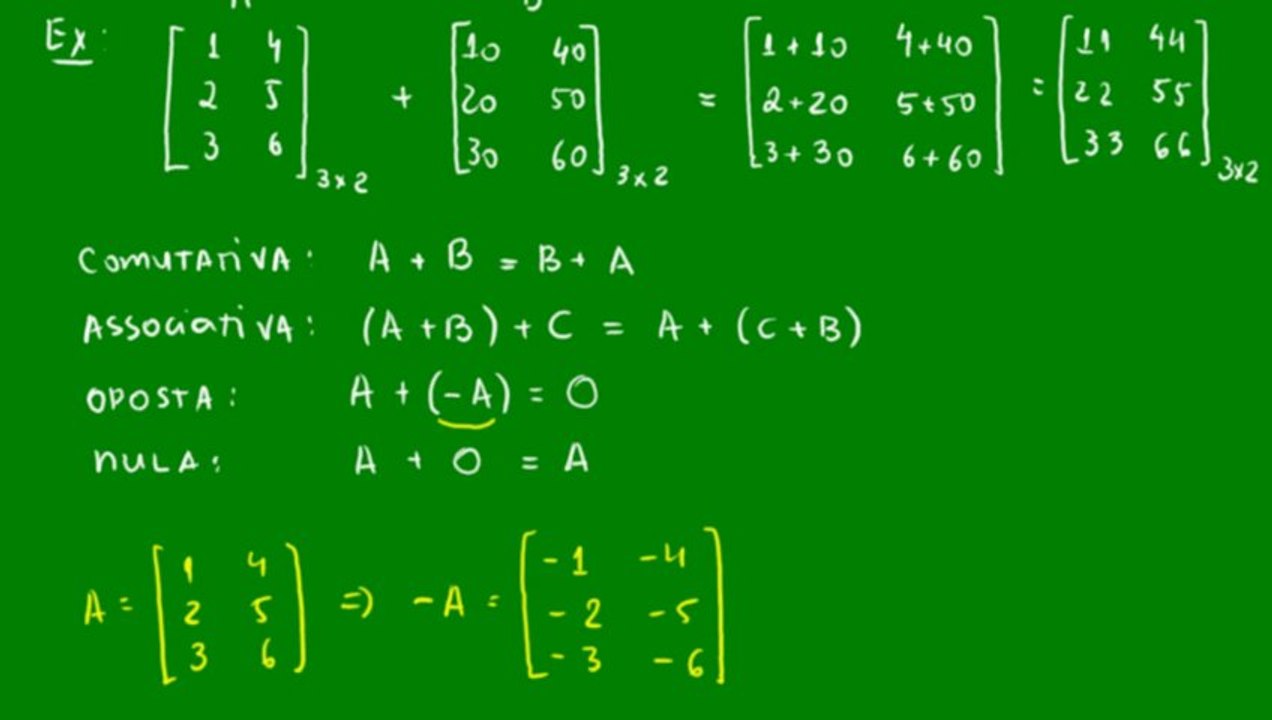 04 - Soma e subtração de matrizes