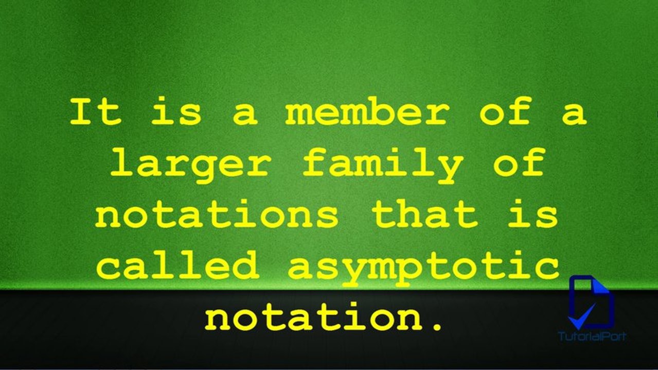 What is Asymptotic Notation?