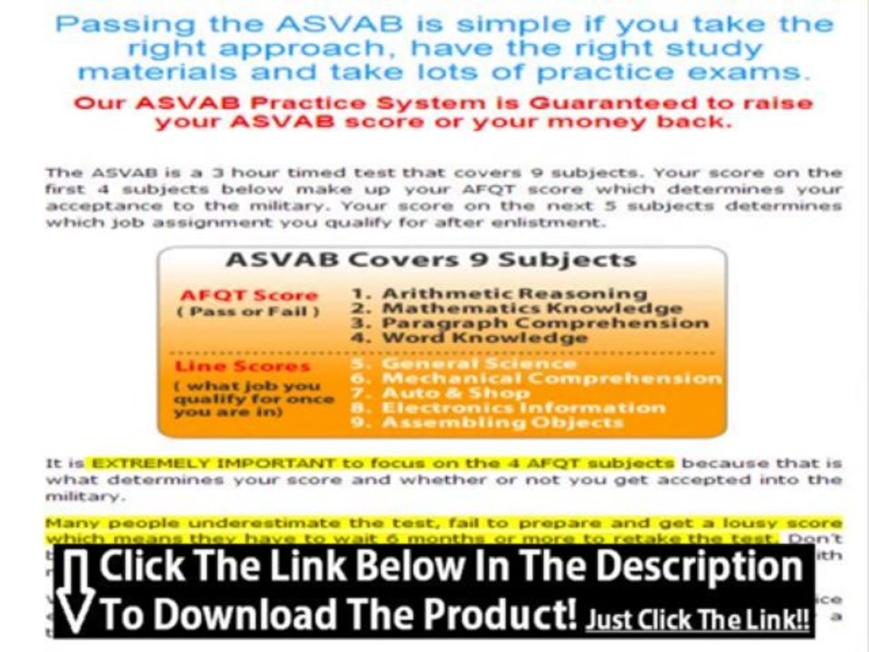 Study Asvab Online Free + Practice Asvab Navy Online