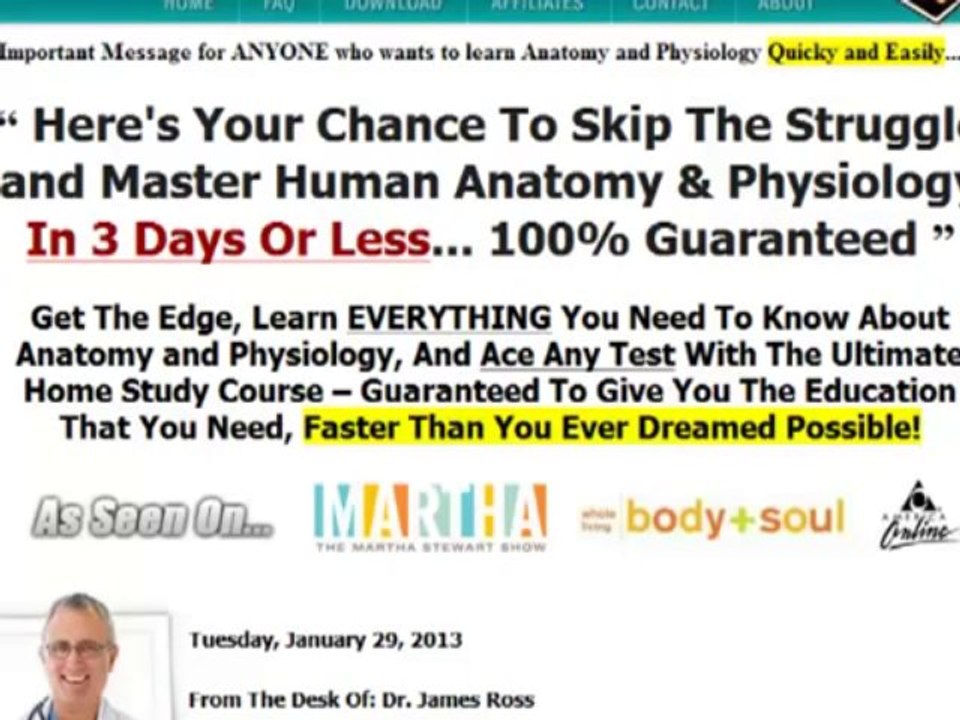 Human Anatomy And Physiology Guide - Easy to understand Human Anatomy Course