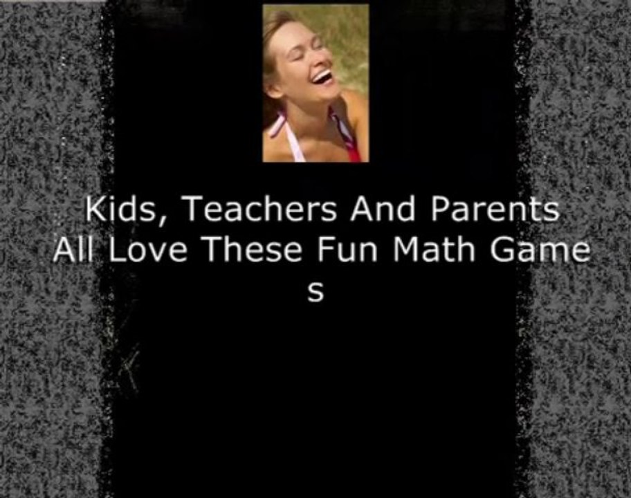 Making Math More Fun  Math Games