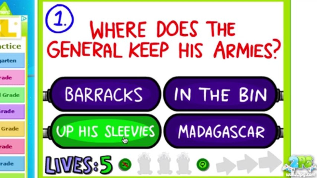 Impossible Quiz 2 Review (2pg.com)