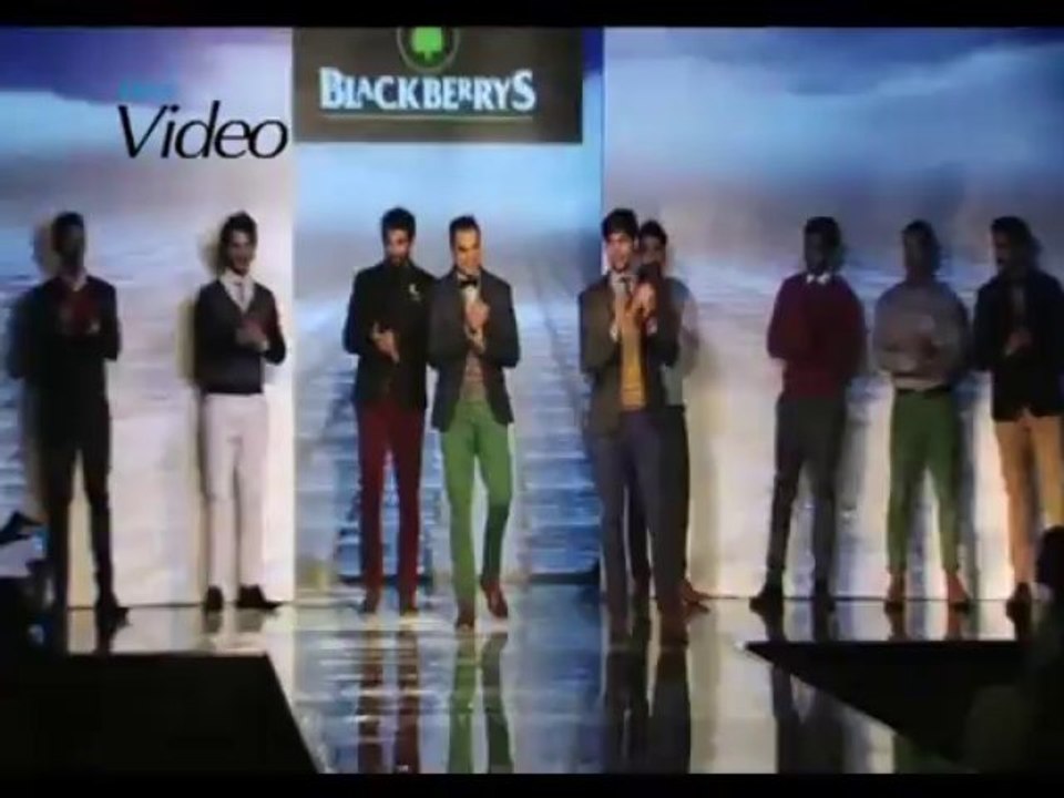 Sidharth Abhay and Aditya walk the ramp