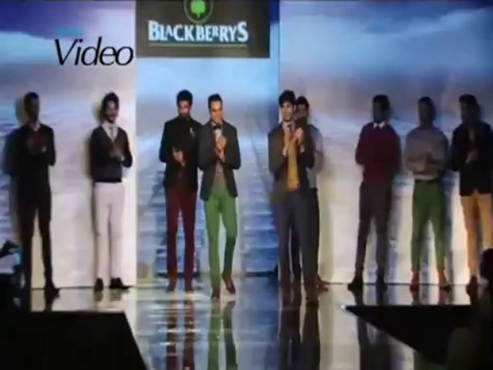 Sidharth Abhay and Aditya walk the ramp