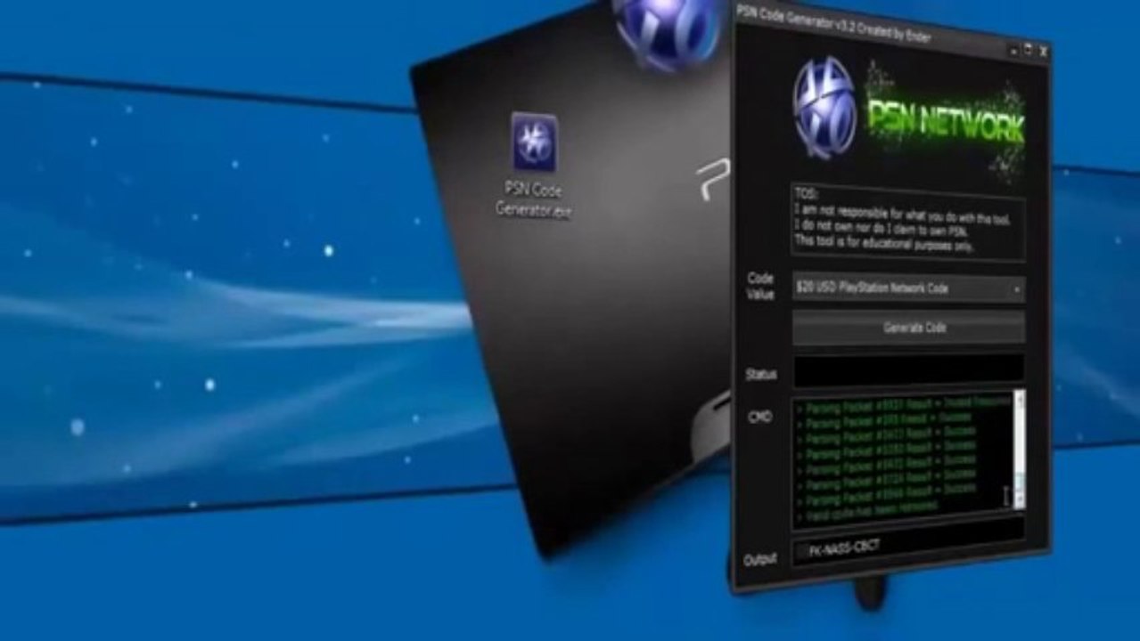PSN Code Generator Software October 2013