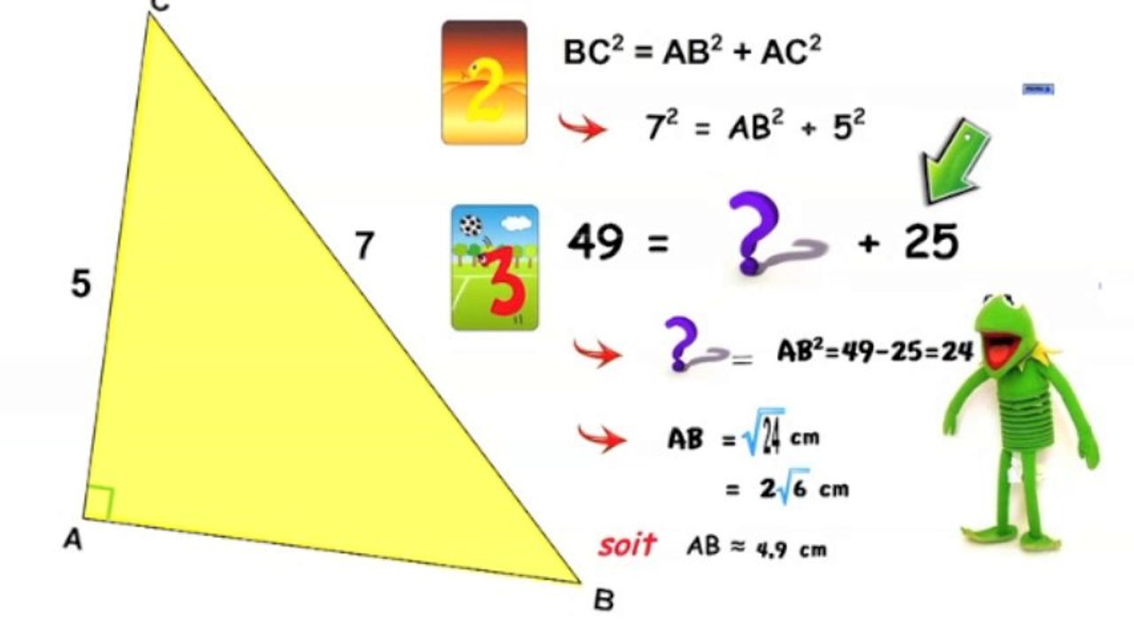 théorème de  pythagore