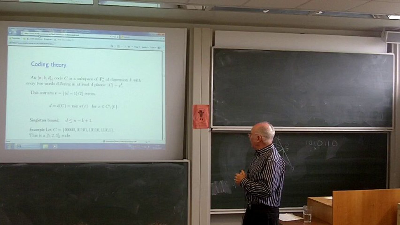 A CONNECTION BETWEEN FINITE GEOMETRY, ALGEBRAIC GEOMETRY AND CODING THEORY: A TRIBUTE TO W.L. EDGE -  JAMES HIRSCHFELD