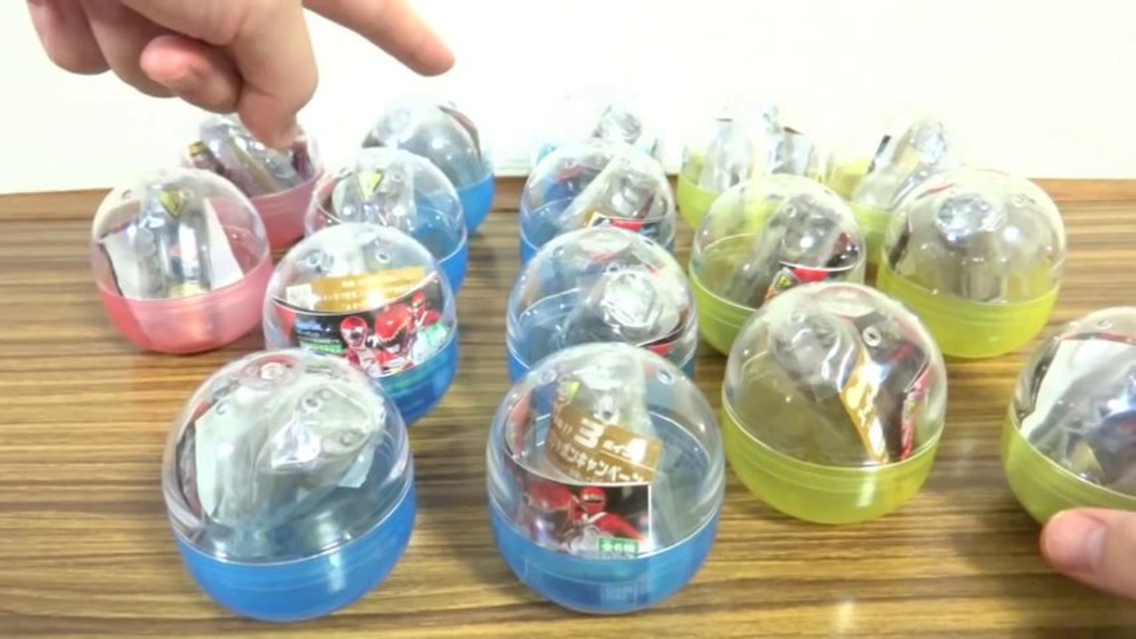 【前編】キョウリュウジャースイング２！全７種レビュー ガシャポン ゴールド・シアン・グレー・バイオレット・デスリュウジャー・トリン